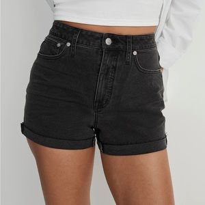 ❌SOLD❌ Curvy High-Rise Denim Shorts in Lunar Wash
